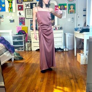 Rose gold wedding/bridesmaid dress worn once. Can be a prom dress too.